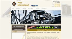 Desktop Screenshot of price-international.com